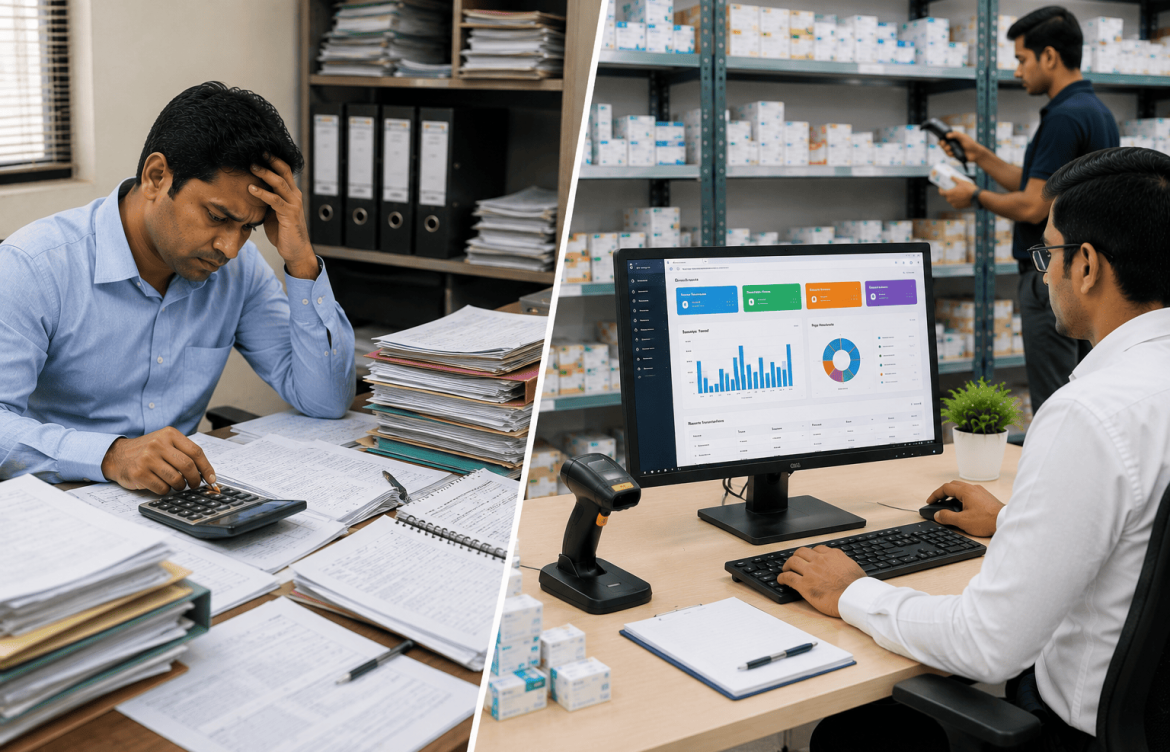 Spreadsheet vs Pharmaceutical ERP